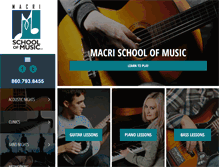 Tablet Screenshot of macrimusic.com